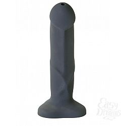 Серый фаллоимитатор с функцией семяизвержения Pop Dildo - 17,9 см. Серый фаллоимитатор с функцией семяизвержения Pop Dildo - 17,9 см.