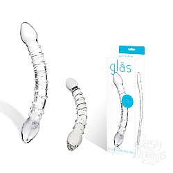 Двойной фаллос DOUBLE TROUBLE GLAS-16  Двойной фаллос DOUBLE TROUBLE GLAS-16