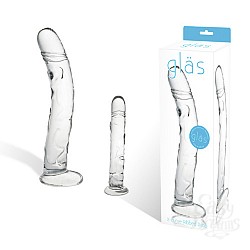 Фаллоимитатор из стекла X-CURVE RIBBED GLAS-96  Фаллоимитатор из стекла X-CURVE RIBBED GLAS-96