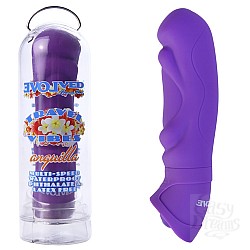 Вибратор с объемным рельефом фиолетовый EN-BB-1586-2 Вибратор с объемным рельефом фиолетовый EN-BB-1586-2