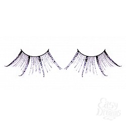 Ресницы чёрные-фиолетовые перья Ресницы чёрные-фиолетовые перья