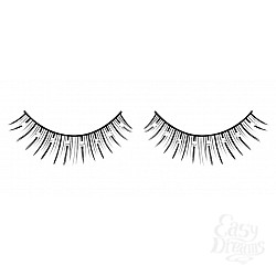 Ресницы чёрные с серебряными стразами Ресницы чёрные с серебряными стразами