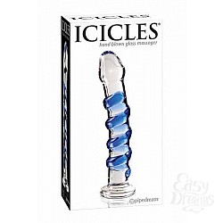Фаллоимитатор ICICLES № 5 из стекла  Фаллоимитатор ICICLES № 5 из стекла