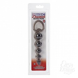 Анальная цепочка Basic Essentials Beaded Probe Smoke 1794-03CDSE Анальная цепочка Basic Essentials Beaded Probe Smoke 1794-03CDSE