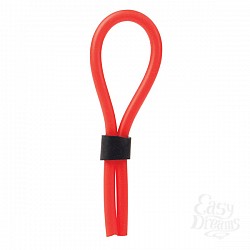 Красное силиконовое лассо на пенис Красное силиконовое лассо на пенис