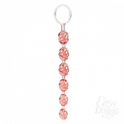 Анальная цепочка SWIRL розового цвета Анальная цепочка SWIRL розового цвета