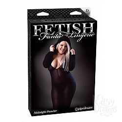 Чулок на тело Midnight Prowler с капюшоном черный, Diva Size Чулок на тело Midnight Prowler с капюшоном черный, Diva Size