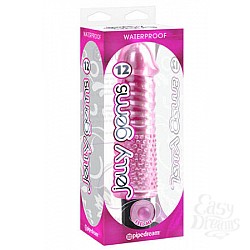 Вибромассажер JELLY GEMS №12 розовый Вибромассажер JELLY GEMS №12 розовый