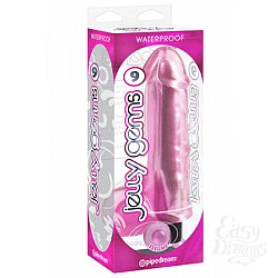Вибромассажер JELLY GEMS №9 розовый Вибромассажер JELLY GEMS №9 розовый