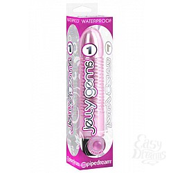 Вибромассажер JELLY GEMS №1 розовый Вибромассажер JELLY GEMS №1 розовый