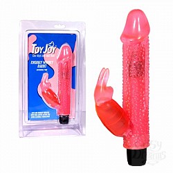  ������� ��������  Knobbly Wobbly Rabbit-Cottontail Pink