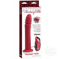Насадка для страпона Fetish Fantasy Elite 9 с вибрацией красная Насадка для страпона Fetish Fantasy Elite 9 с вибрацией красная