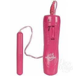 Малиновая длинная вибропуля с 7 режимами вибрации Малиновая длинная вибропуля с 7 режимами вибрации