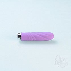 Сиреневый минивибромассажер с волнистой поверхностью Charms Key Сиреневый минивибромассажер с волнистой поверхностью Charms Key