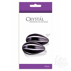  ����������� CRYSTAL GLASS EGGS BLACK NSN-0703-13