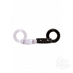  ������ TREADS MENS RING THIN BLACK NSN-0905-23