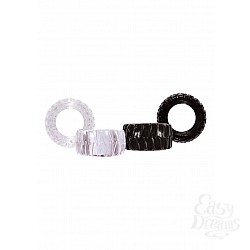  ������ TREADS MENS RING WIDE BLACK NSN-0905-13