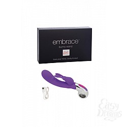 Вибромассажер Хай-Тек EMBRACE BUNNY WAND фиолетовый Вибромассажер Хай-Тек EMBRACE BUNNY WAND фиолетовый