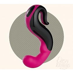 Чёрно-розовый hi-tech вибратор Delight Чёрно-розовый hi-tech вибратор Delight