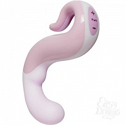 Бело-розовый hi-tech вибратор Delight Бело-розовый hi-tech вибратор Delight