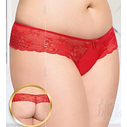 Кружевные трусики-стринг с широким пояском Кружевные трусики-стринг с широким пояском