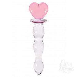 Стимулятор Crystal Heart of Glass, Розовый  Стимулятор Crystal Heart of Glass, Розовый