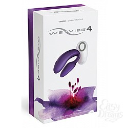 WE-VIBE-4 Электровибромассажер Purple-Пурпур, на радиоуправлении WE-VIBE-4 Электровибромассажер Purple-Пурпур, на радиоуправлении