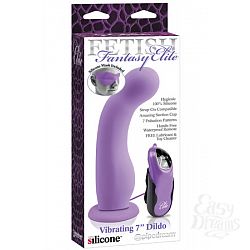 Насадка для страпона Fetish Fantasy Elite 7 с вибрацией фиолетовая Насадка для страпона Fetish Fantasy Elite 7 с вибрацией фиолетовая