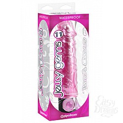 Вибромассажер JELLY GEMS №11 розовый Вибромассажер JELLY GEMS №11 розовый