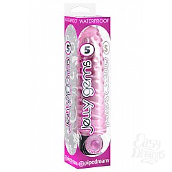 Вибромассажер JELLY GEMS №5 розовый Вибромассажер JELLY GEMS №5 розовый