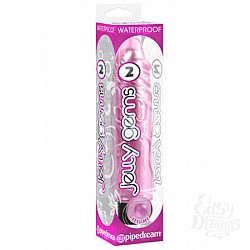 Вибромассажер JELLY GEMS №2 розовый Вибромассажер JELLY GEMS №2 розовый