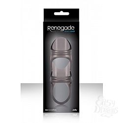 Насадка на пенис RENEGADE POWER CAGE с петлей для мошонки черная Насадка на пенис RENEGADE POWER CAGE с петлей для мошонки черная