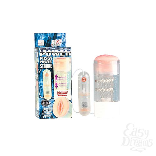 Фотография 1:  Вагина-мастурбатор с поступательным движением Deluxe Optimum Power - Pussy Power Stroker белый Фотография 1:  Вагина-мастурбатор с поступательным движением Deluxe Optimum Power - Pussy Power Stroker белый