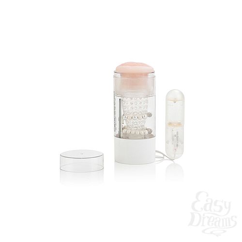 Фотография 2:  Вагина-мастурбатор с поступательным движением Deluxe Optimum Power - Pussy Power Stroker белый Фотография 2  Вагина-мастурбатор с поступательным движением Deluxe Optimum Power - Pussy Power Stroker белый
