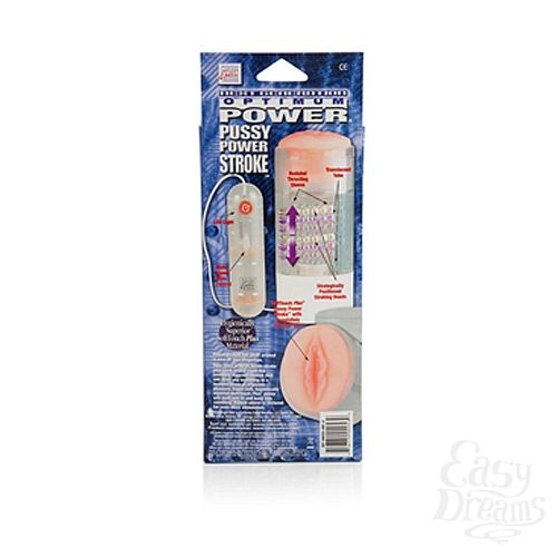 Фотография 3:  Вагина-мастурбатор с поступательным движением Deluxe Optimum Power - Pussy Power Stroker белый Фотография 3  Вагина-мастурбатор с поступательным движением Deluxe Optimum Power - Pussy Power Stroker белый