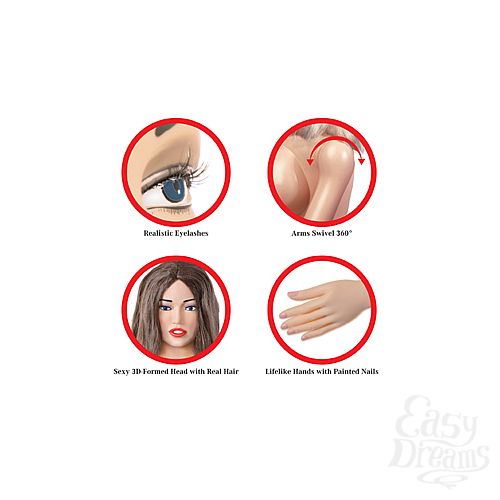 ���������� 3  ����� �������� Pipedream Extreme Dollz  Agent 69 Life-Size Love Doll � ��������� ��������.