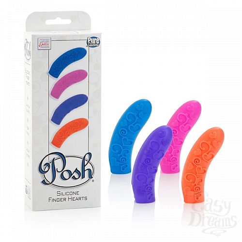 ���������� 1:  Posh Silicone Finger Teasers - Hearts