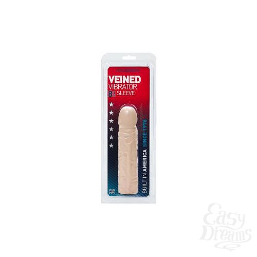���������� 2  �������� ������������� Veined Vibrator Sleeve - 20 ��.