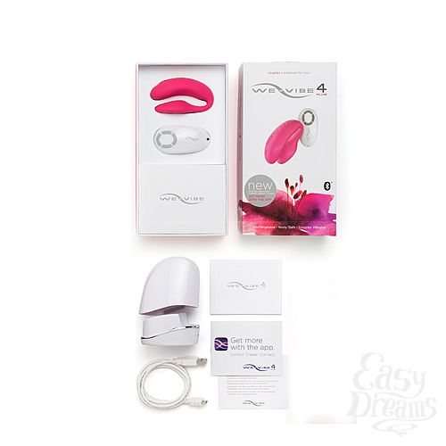 ���������� 5  WE-VIBE-4 PLUS �������������������� Pink-�������, �� ���������������