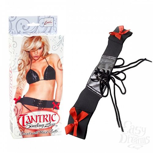 Фотография 1:  Корсет Tantric Binding Love Corset with Wrist Cuffs 2702-15BXSE