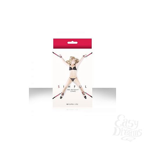 ���������� 1:  ������� ��������� ��� ������� Sinful Bed Restraint Straps