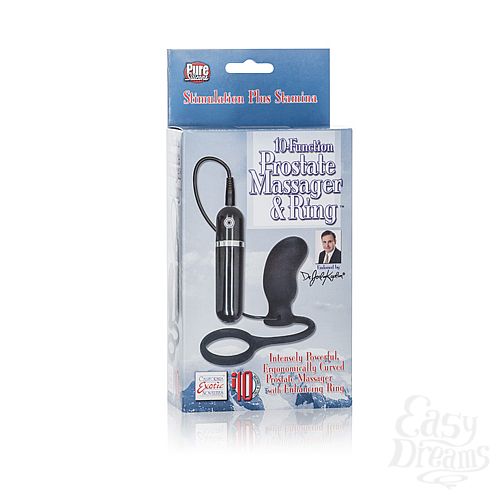 ���������� 1:  ������������� �������� Dr. Joel Kaplan 10-Function Prostate Massager & Ring � ����������� ������� ��