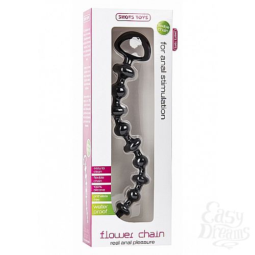 ���������� 2  �������� ������� Flower Chain Black SH-SHT133BLK