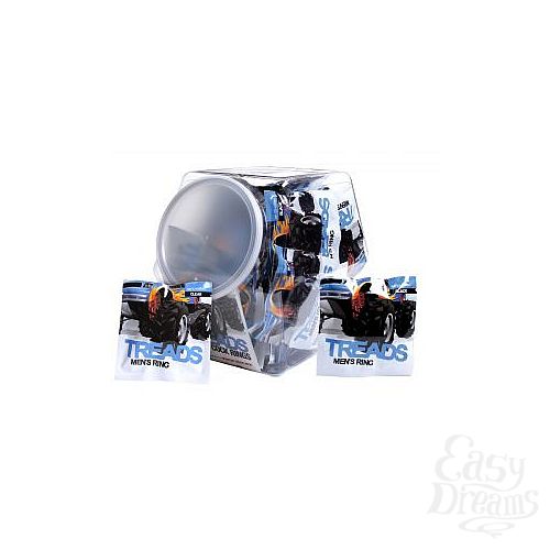 ���������� 2  ׸���� ����������� ������ TREADS MENS RING THIN 