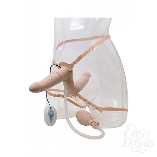 ���������� 1:  ������� DOUBLE VIBRATING STRAP-ON FLESH A004W1F093Y4SC