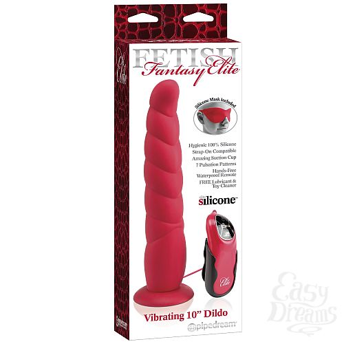 ���������� 5  ������������� Elite Vibrating 10 Dildo (Fetish Fantasy)