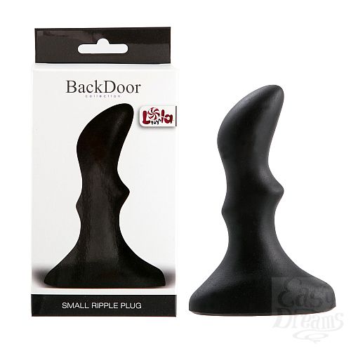 Фотография 1:  Анальный стимулятор Small ripple plug Black 510191lola