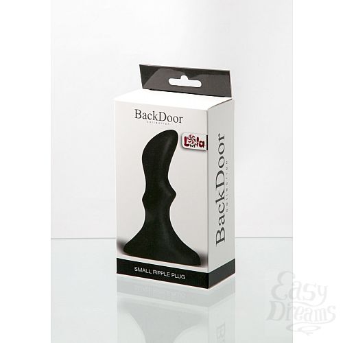 Фотография 2  Анальный стимулятор Small ripple plug Black 510191lola