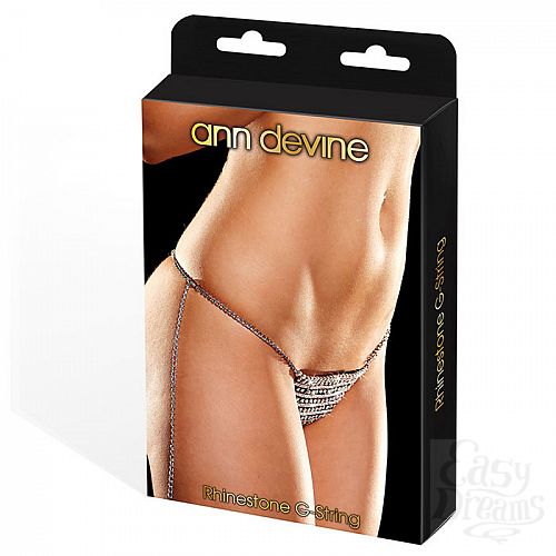 ���������� 3  �������-������� �� ���������� Rhinestone G-String