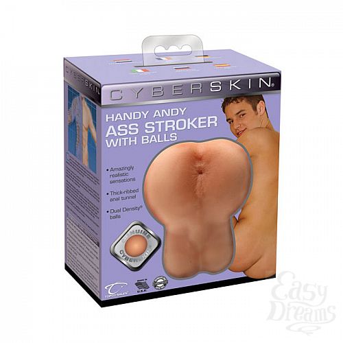 ���������� 3  ������������ �����������-����� � �������� Handy Andy Ass Strocker With Balls - 12 ��.